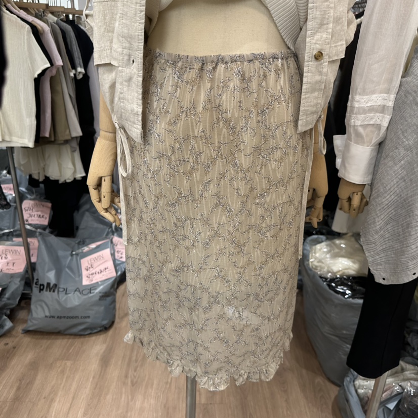 LEWIN韓國東大門代購女士新款時尚熱賣推薦26春夏半身裙中短裙LEWIN半身裙/中短裙圖色1