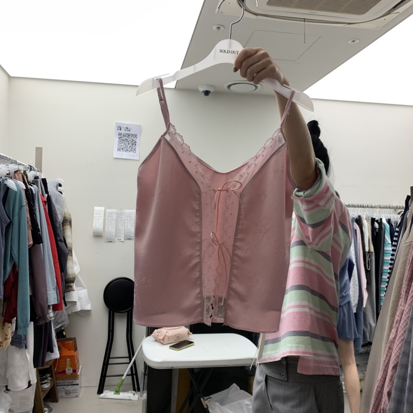 SOLD OUT韓國東大門代購女裝新品職業人氣時尚26春夏吊帶背心SOLD OUT吊帶/背心圖色3