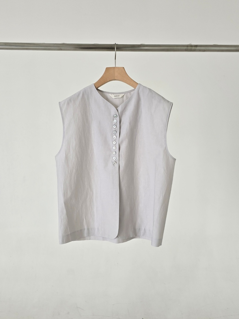 J SHOP韓國東大門代購女裝新款時尚休閑推薦人氣26春夏馬甲J_SHOP馬甲圖色2