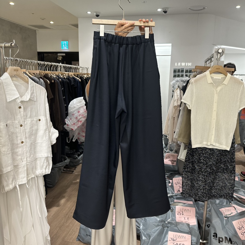 LEWIN韓國直郵女裝新款26春夏人氣職業熱賣推薦休閑休閑褲LEWIN休閑褲