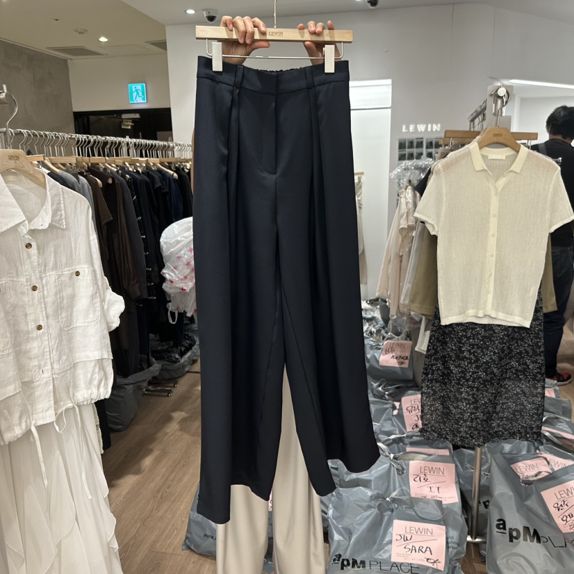 LEWIN韓國直郵女裝新款26春夏人氣職業熱賣推薦休閑休閑褲LEWIN休閑褲圖色2