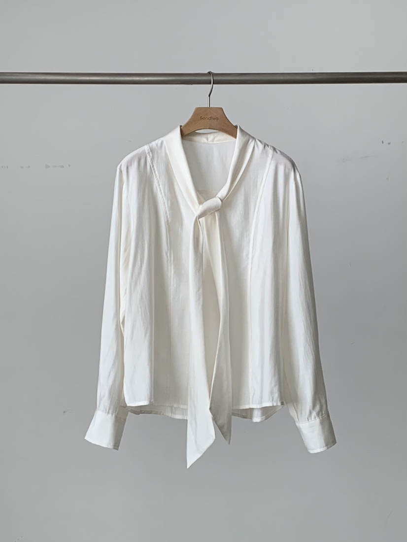 SENDTWO韓國直郵女士新品推薦熱賣26春夏職業時尚襯衫蕾絲衫SENDTWO襯衫/蕾絲衫