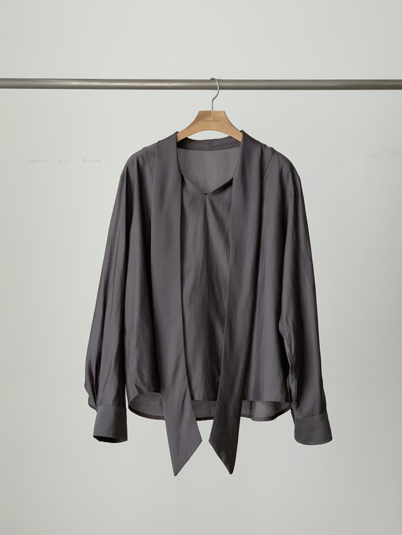 SENDTWO韓國直郵女士新品推薦熱賣26春夏職業時尚襯衫蕾絲衫SENDTWO襯衫/蕾絲衫圖色3