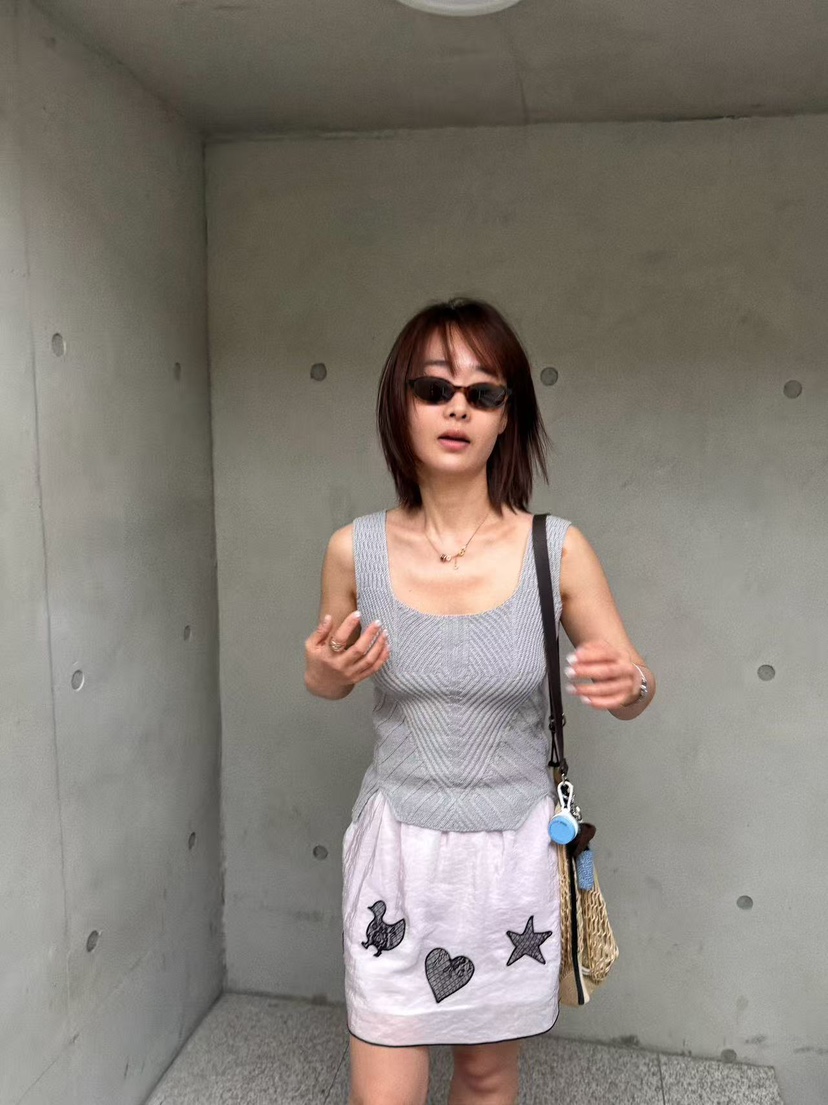 OLI SEOUL韓國直郵實拍女裝新品休閑職業推薦時尚26春夏短裙OLI SEOUL短裙