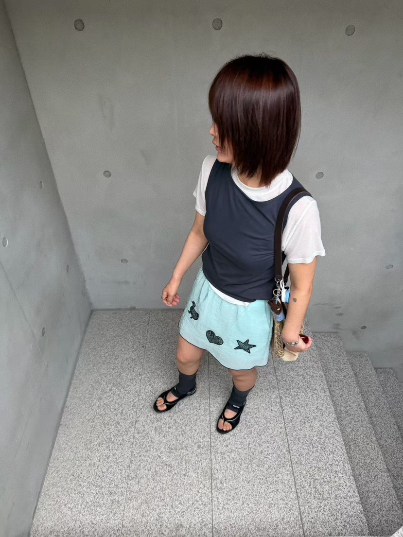 OLI SEOUL韓國直郵實拍女裝新品休閑職業推薦時尚26春夏短裙OLI SEOUL短裙