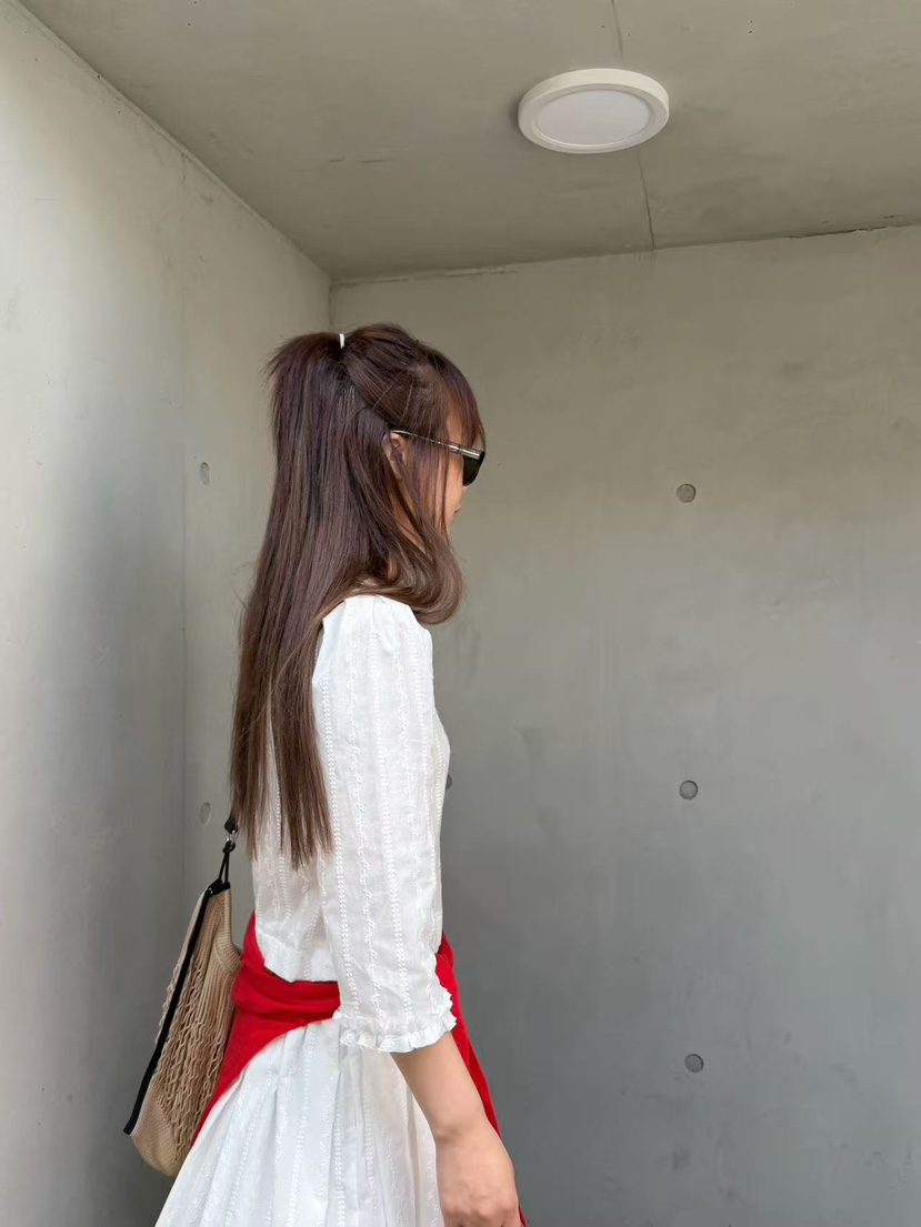 OLI SEOUL韓國東大門直郵女士新品休閑熱賣26春夏連衣裙羅紋OLI SEOUL連衣裙