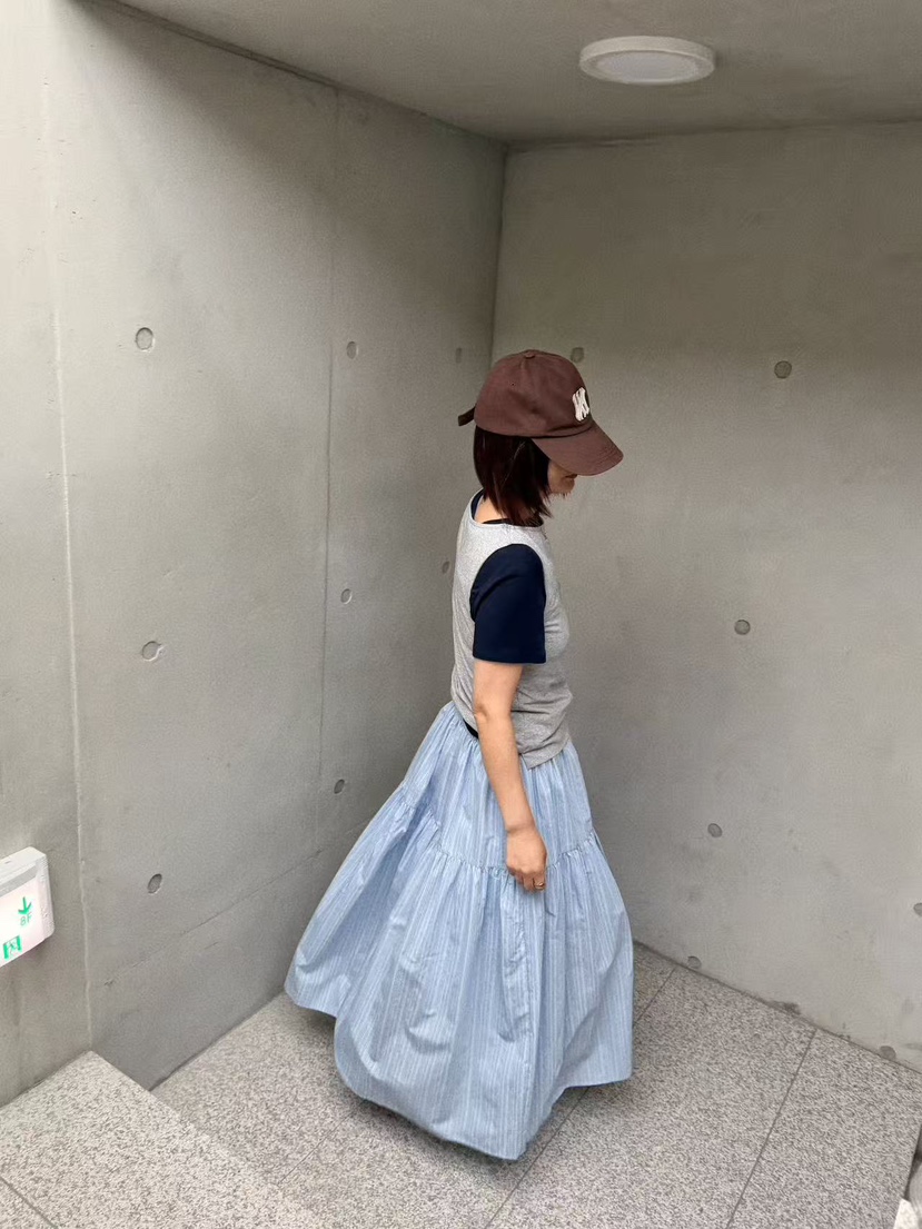 OLI SEOUL韓國直郵女裝新品職業推薦26春夏時尚休閑長裙OLI SEOUL長裙