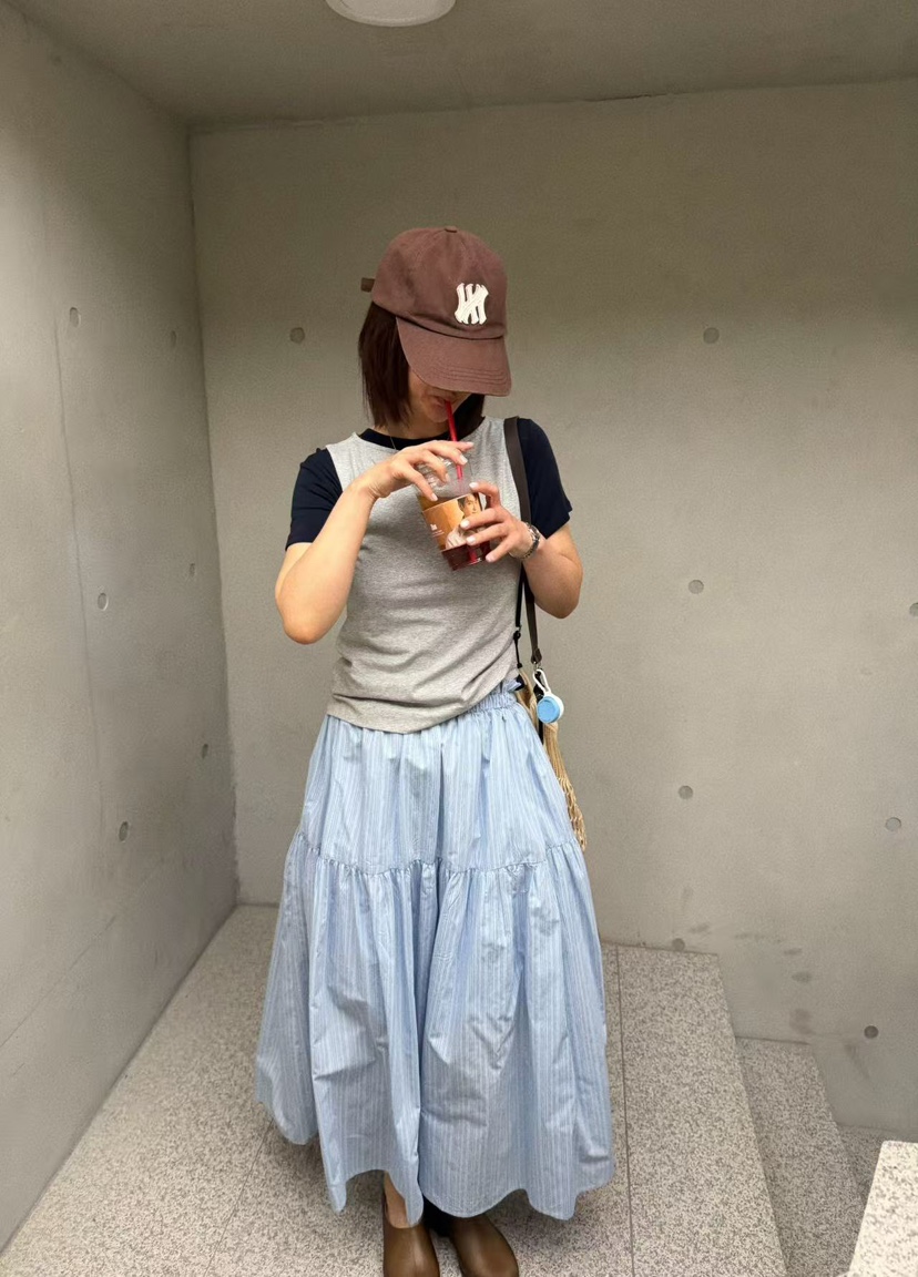 OLI SEOUL韓國直郵女裝新品職業推薦26春夏時尚休閑長裙OLI SEOUL長裙