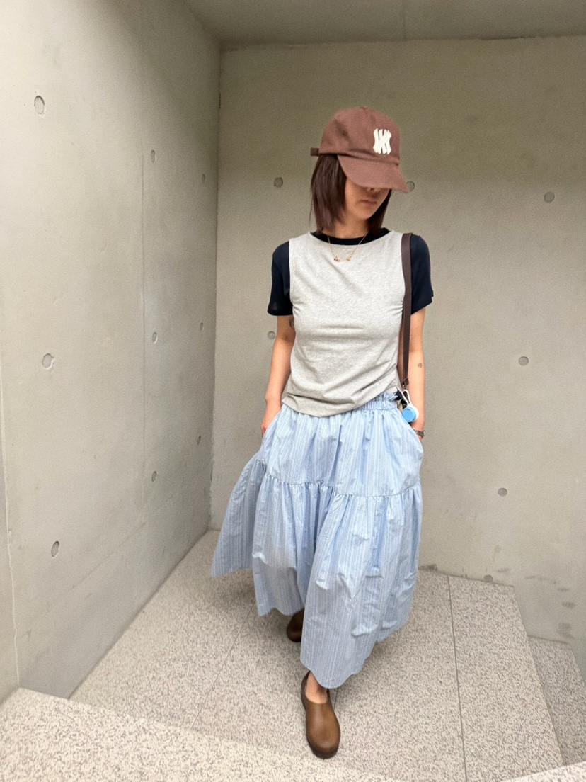 OLI SEOUL韓國直郵女裝新品職業推薦26春夏時尚休閑長裙OLI SEOUL長裙