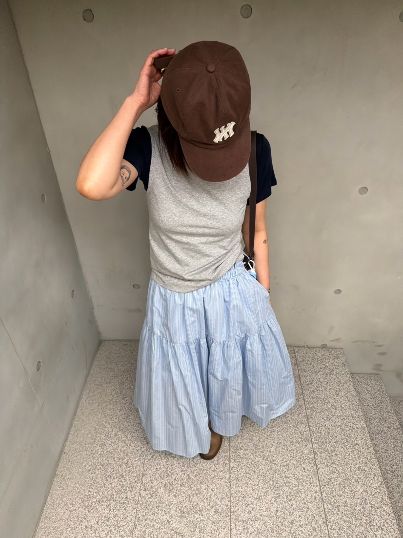 OLI SEOUL韓國直郵女裝新品職業推薦26春夏時尚休閑長裙OLI SEOUL長裙