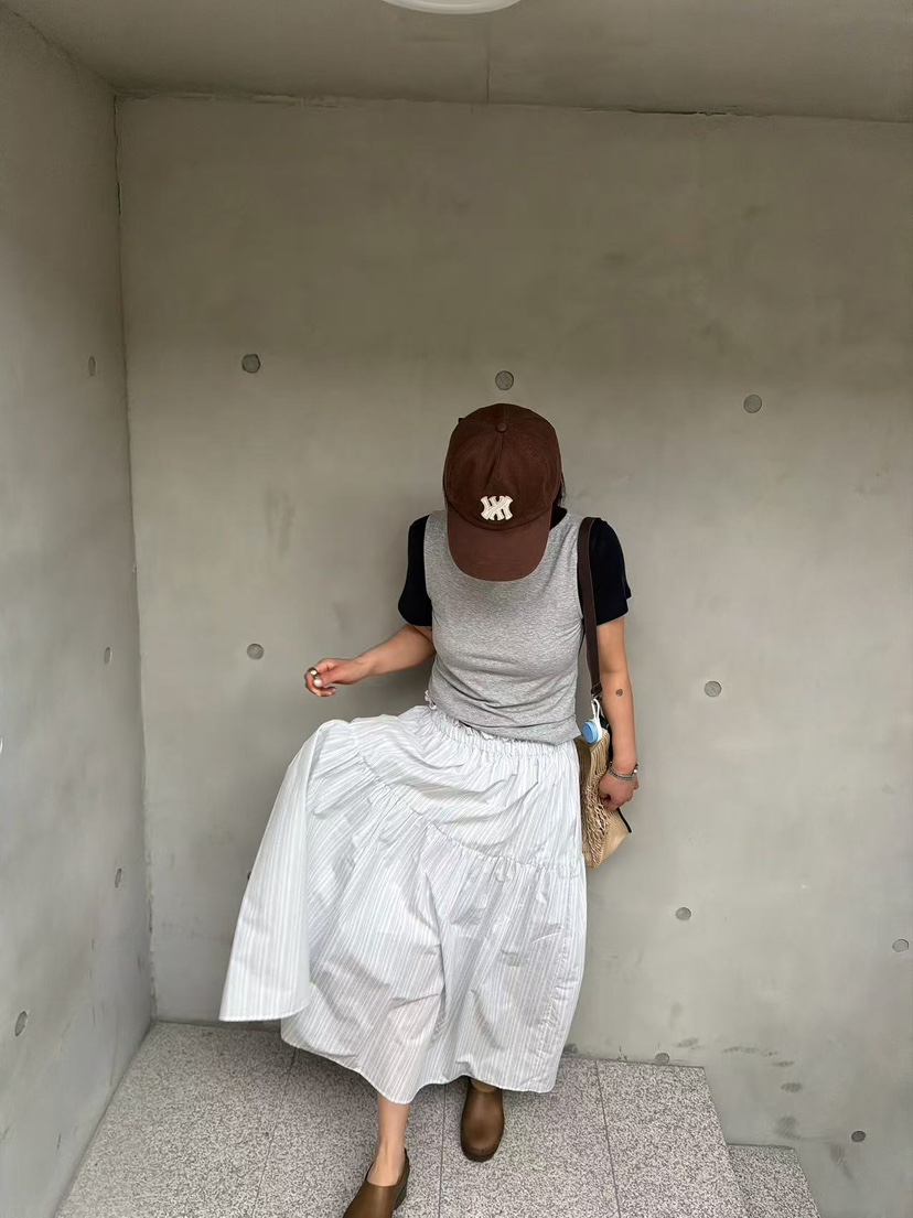 OLI SEOUL韓國直郵女裝新品職業推薦26春夏時尚休閑長裙OLI SEOUL長裙