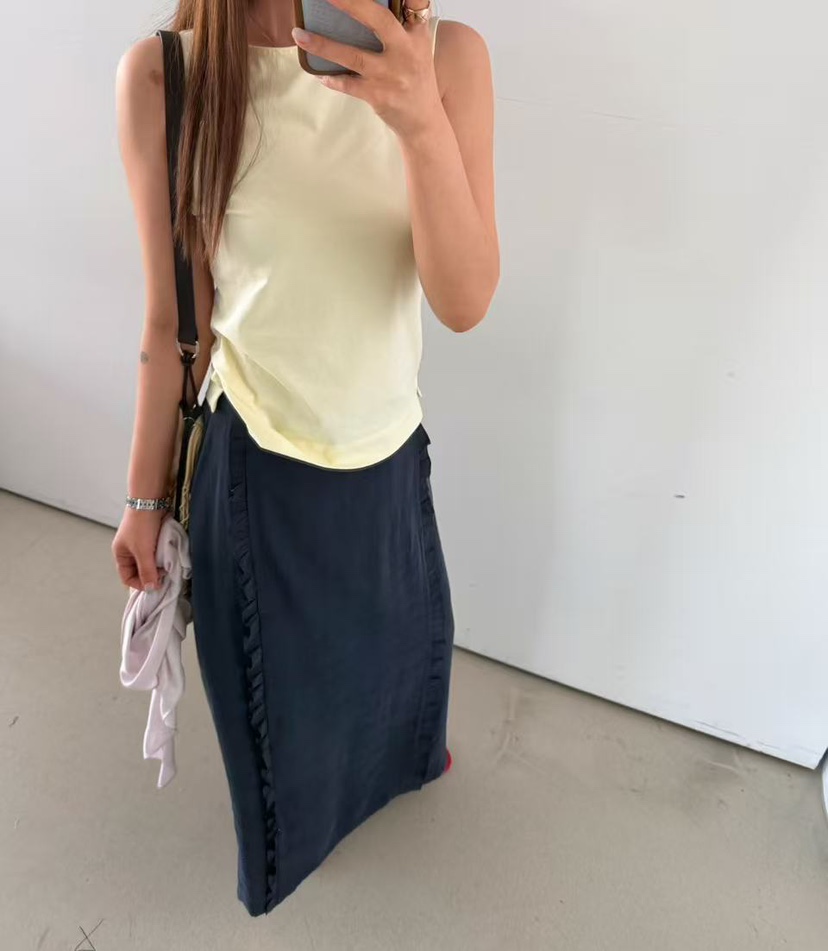 OLI SEOUL韓國代購女士新款職業推薦26春夏熱賣吊帶背心OLI SEOUL吊帶/背心