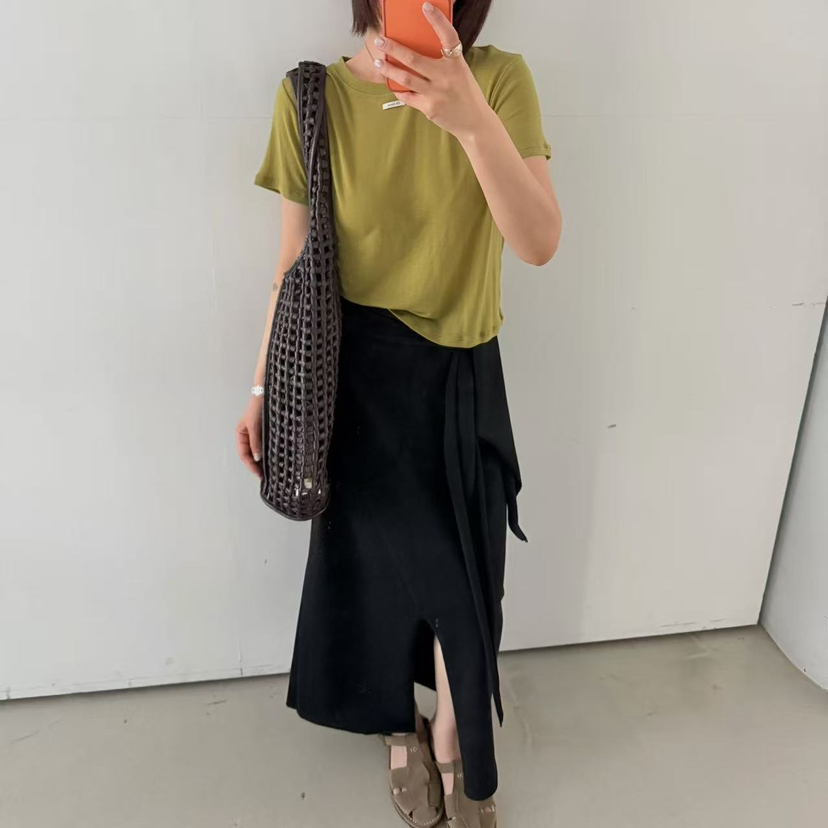 OLI SEOUL韓國直郵實拍女士新品人氣推薦26春夏休閑長裙OLI SEOUL長裙