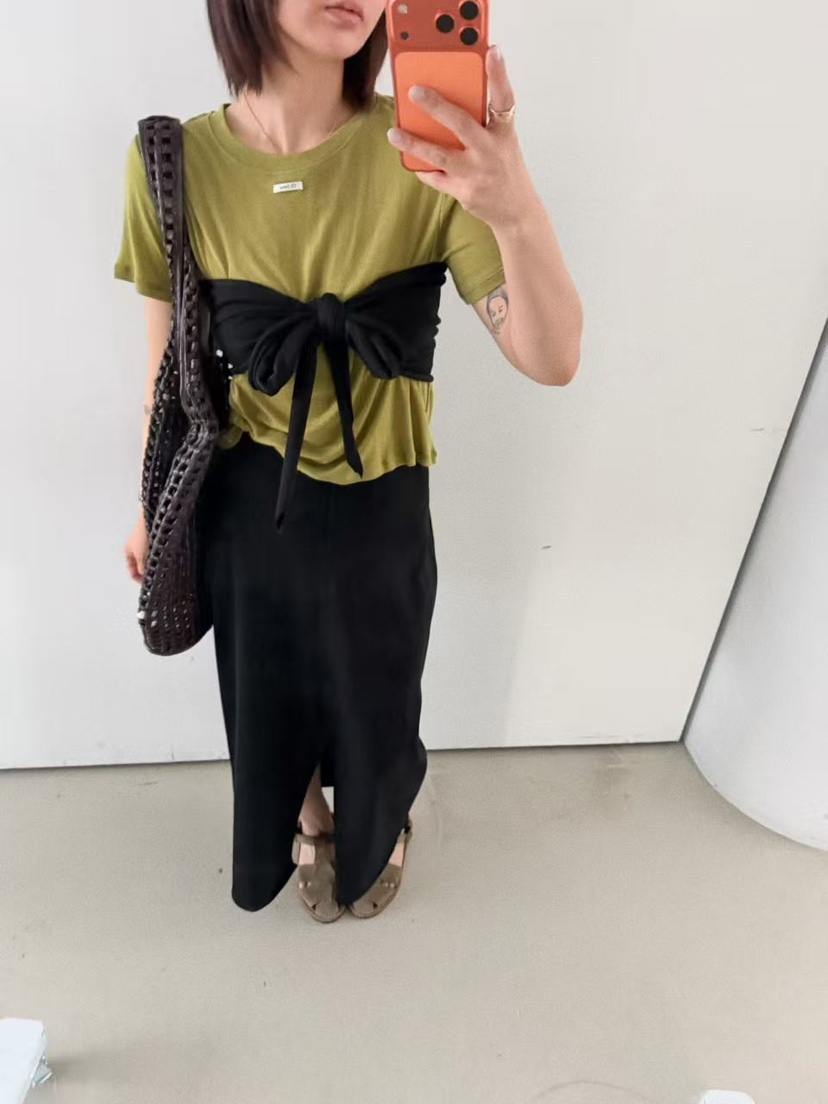 OLI SEOUL韓國直郵實拍女士新品人氣推薦26春夏休閑長裙OLI SEOUL長裙