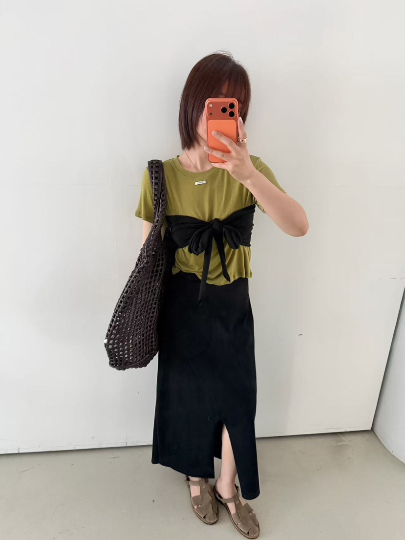 OLI SEOUL韓國直郵實拍女士新品人氣推薦26春夏休閑長裙OLI SEOUL長裙