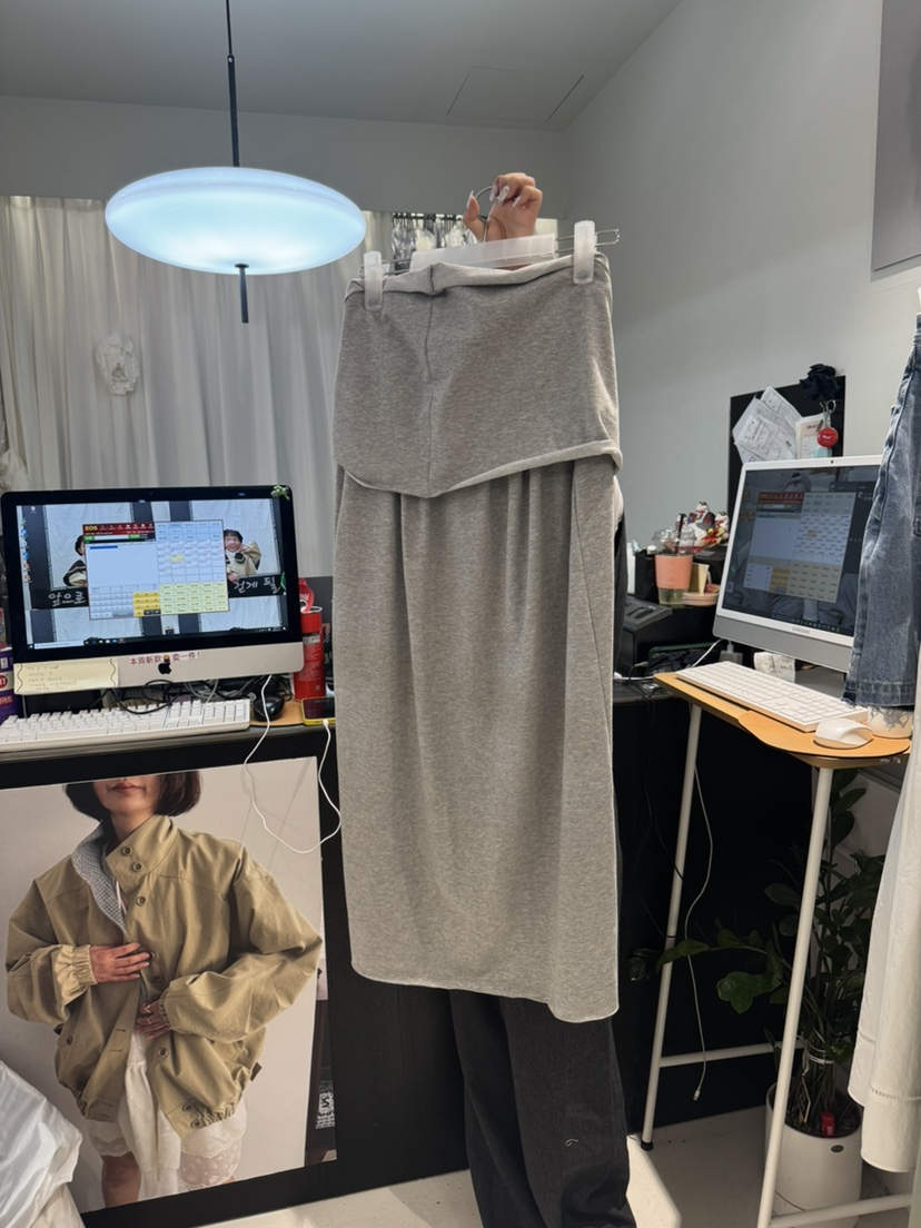 OLI SEOUL韓國直郵實拍女士新品人氣推薦26春夏休閑長裙OLI SEOUL長裙