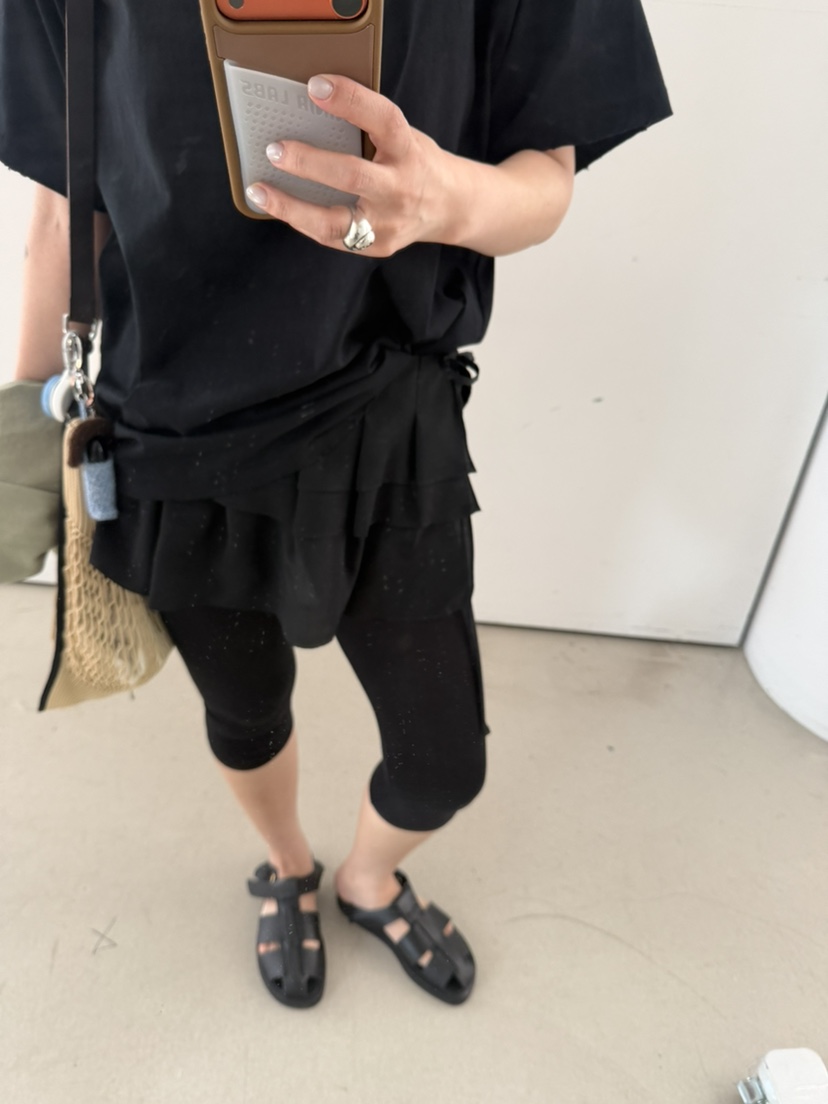 OLI SEOUL韓國直郵實拍女裝新品休閑熱賣26春夏短褲緊身褲OLI SEOUL短褲