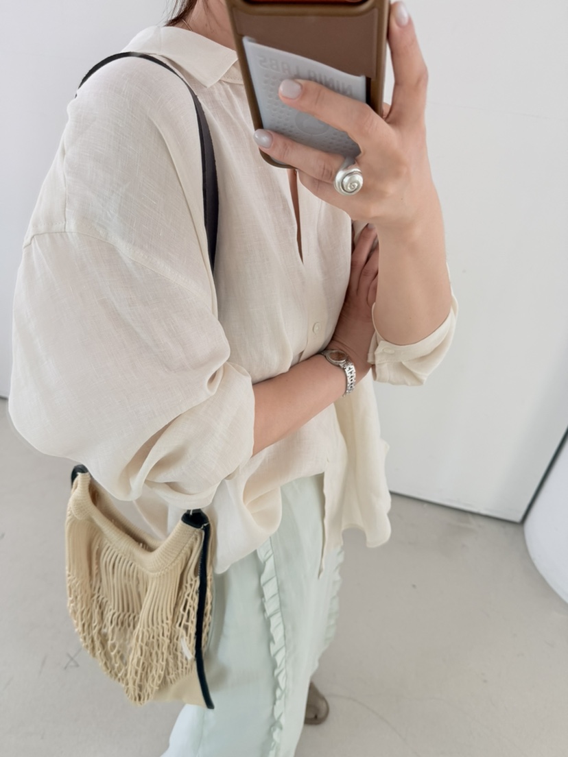 OLI SEOUL韓國直郵實拍女裝新品時尚職業推薦休閑26春夏長裙OLI SEOUL長裙