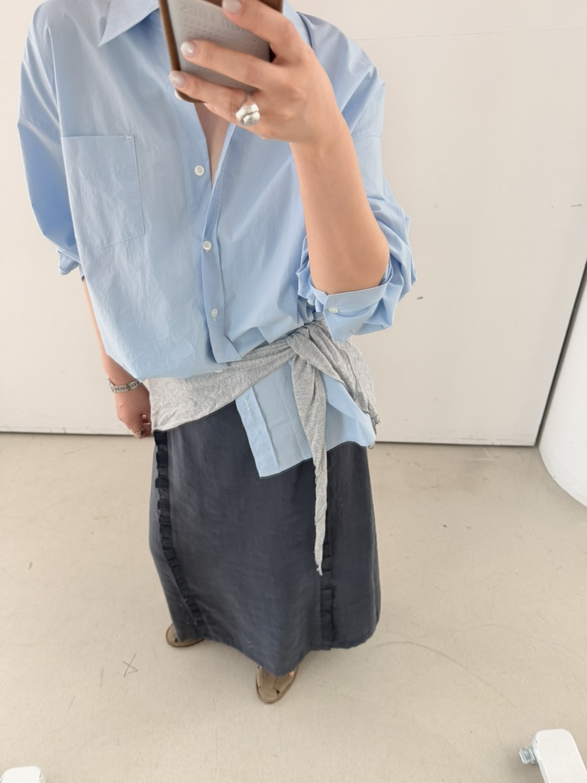 OLI SEOUL韓國直郵實拍女裝新品時尚職業推薦休閑26春夏長裙OLI SEOUL長裙