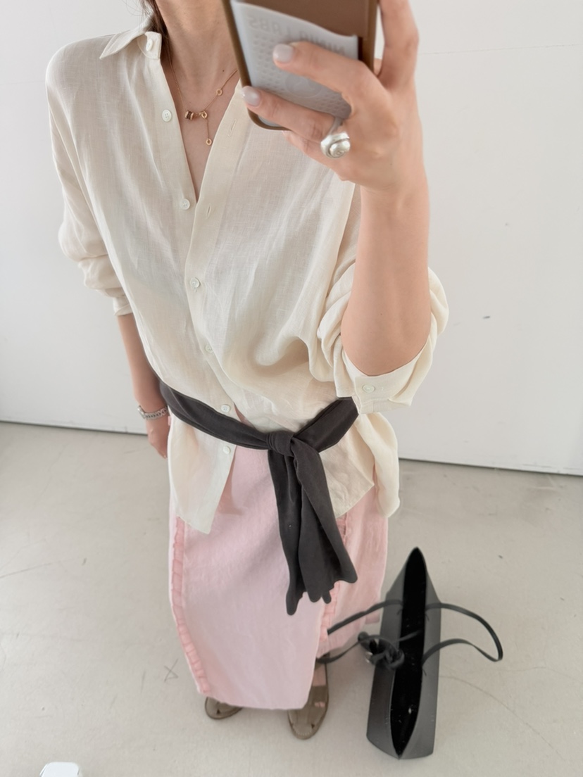 OLI SEOUL韓國直郵實拍女裝新品時尚職業推薦休閑26春夏長裙OLI SEOUL長裙