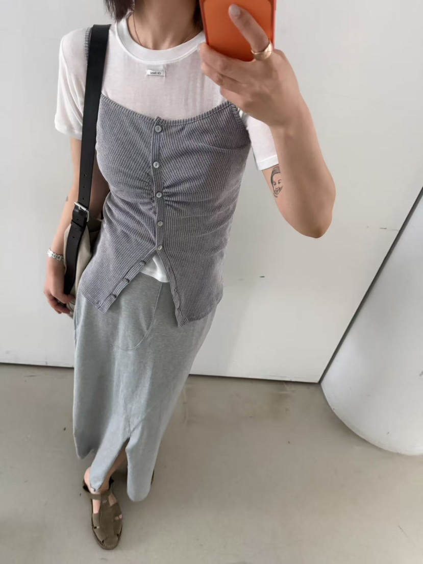 OLI SEOUL韓國代購女士新款時尚休閑職業人氣熱賣吊帶背心OLI SEOUL吊帶/背心