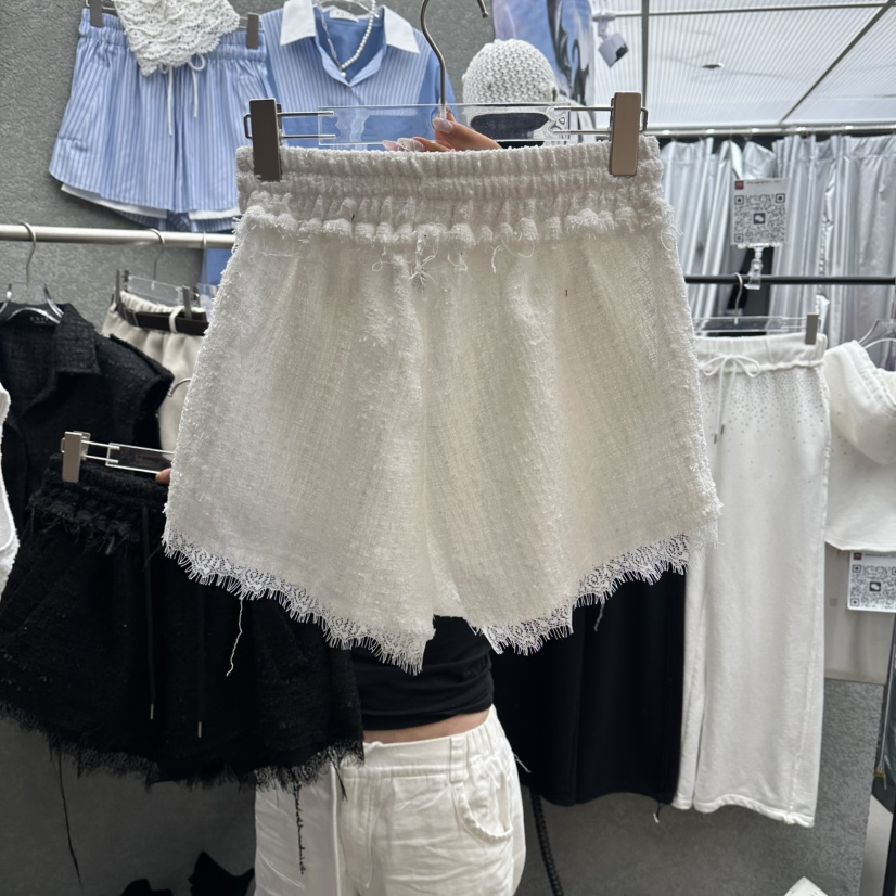 EXIT韓國東大門直郵女裝新品職業休閑26春夏熱賣短褲粗花呢EXIT短褲