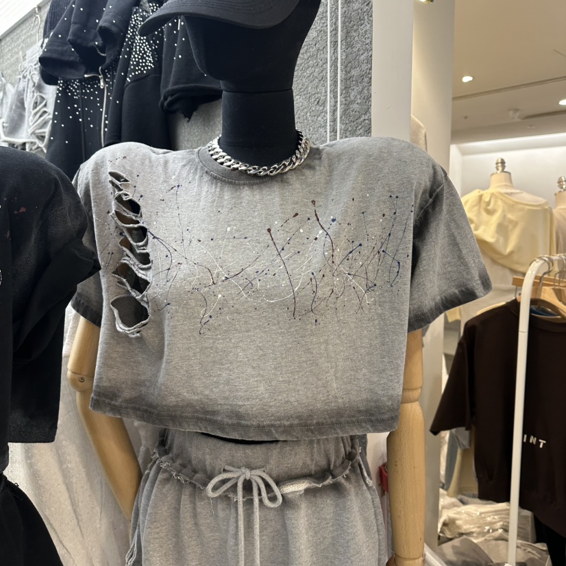 EXIT韓國東大門直郵女裝新款26春夏人氣時尚推薦熱賣職業T恤EXITT恤圖色1