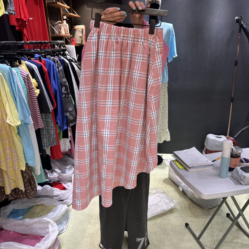 CHAVI韓國代購女裝新品人氣推薦26春夏休閑熱賣半身裙中短裙CHAVI半身裙/中短裙