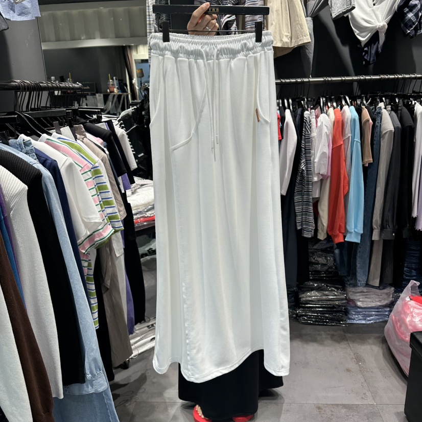 STAR-L韓國東大門代購女士新款人氣熱賣休閑26春夏職業長裙STAR-L長裙圖色1