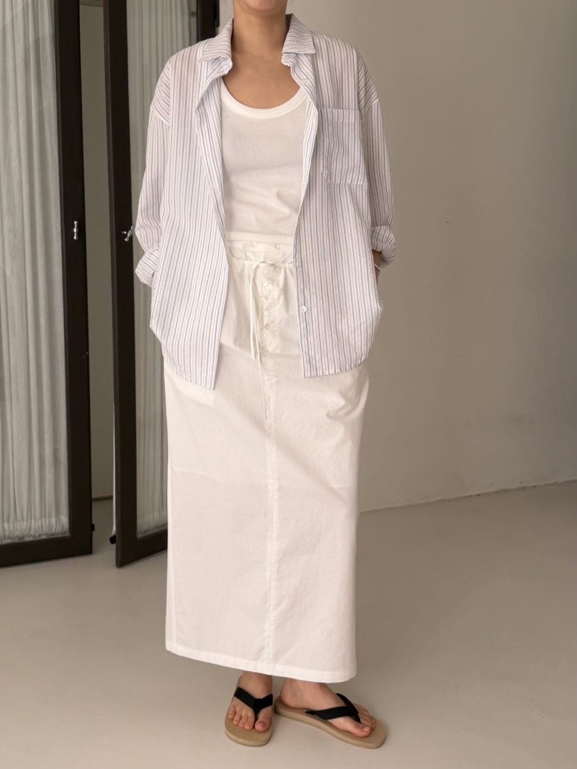 REGULARLY/PLACOR韓國代購女士新品職業26春夏襯衫蕾絲衫條紋REGULARLY/PLACOR襯衫/蕾絲衫