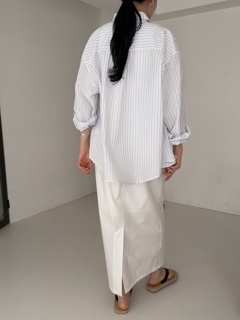 REGULARLY/PLACOR韓國代購女士新品職業26春夏襯衫蕾絲衫條紋REGULARLY/PLACOR襯衫/蕾絲衫