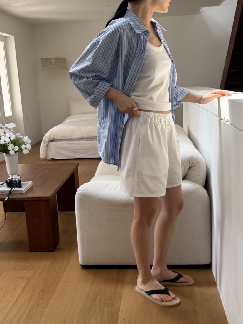 REGULARLY/PLACOR韓國代購女士新品職業26春夏襯衫蕾絲衫條紋REGULARLY/PLACOR襯衫/蕾絲衫