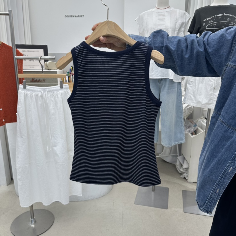 GOLDEN MARKET韓國代購女裝新品推薦熱賣職業休閑吊帶背心GOLDEN MARKET吊帶/背心