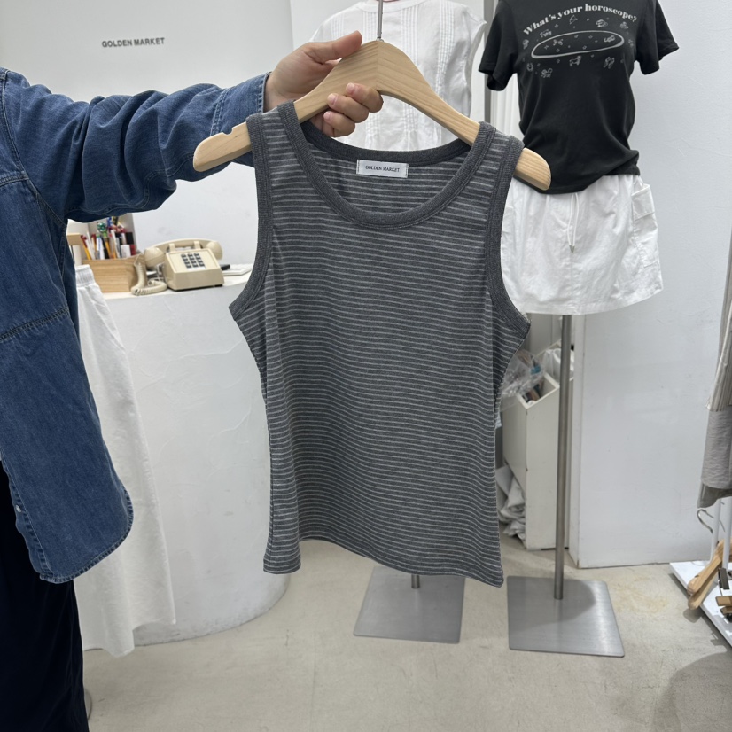 GOLDEN MARKET韓國代購女裝新品推薦熱賣職業休閑吊帶背心GOLDEN MARKET吊帶/背心圖色2