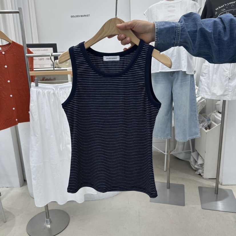 GOLDEN MARKET韓國代購女裝新品推薦熱賣職業休閑吊帶背心GOLDEN MARKET吊帶/背心圖色3
