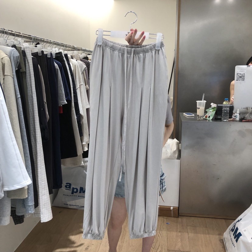 MEET ME韓國直郵實拍女士新品26春夏休閑推薦職業休閑褲MEET ME休閑褲圖色1