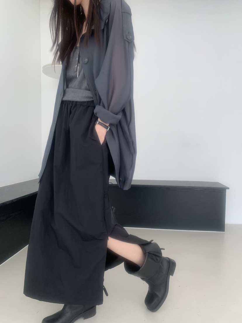 TRUE韓國代購女裝新款休閑職業人氣推薦熱賣時尚26春夏長裙TRUE長裙