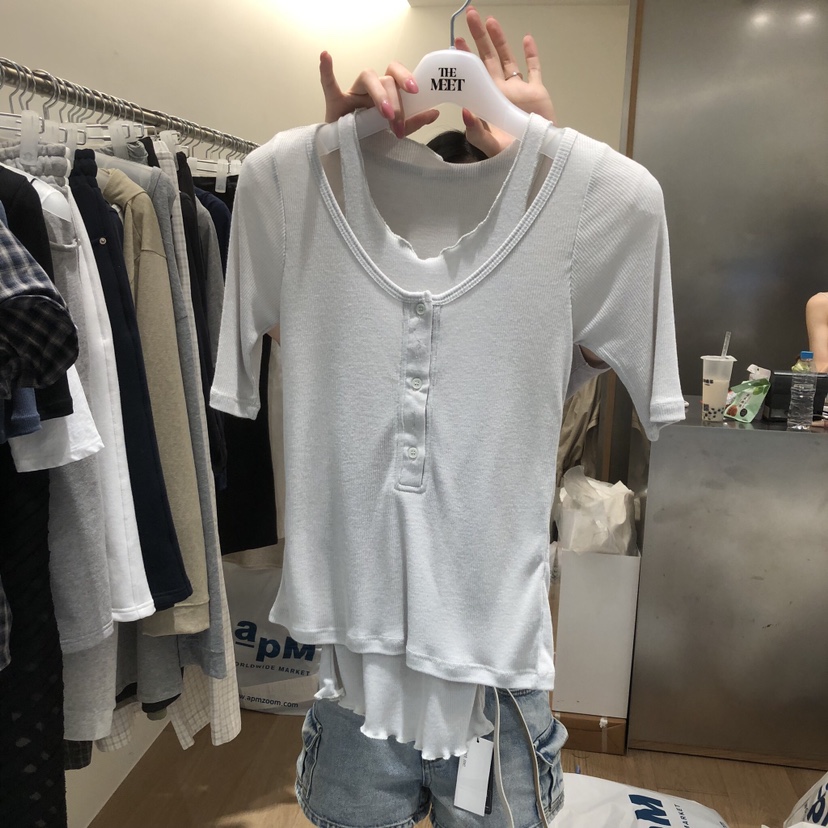 MEET ME韓國東大門直郵女士新品26春夏時尚人氣熱賣套裝MEET ME套裝圖色1