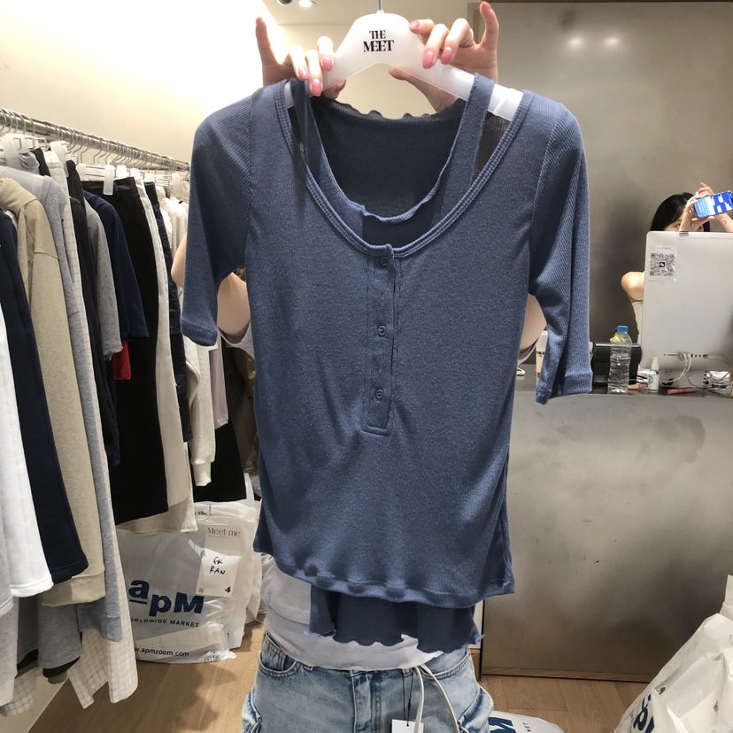 MEET ME韓國東大門直郵女士新品26春夏時尚人氣熱賣套裝MEET ME套裝圖色2