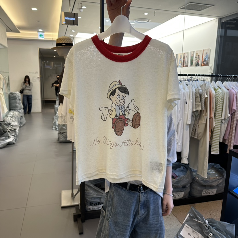 LE ETOILE韓國代購女裝新品人氣熱賣26春夏推薦職業休閑T恤Le etoileT恤圖色1