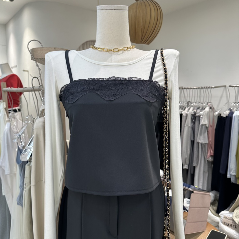 MAGNOLIA36-L韓國代購女士新款推薦時尚人氣休閑吊帶背心MAGNOLIA36-L吊帶/背心圖色2