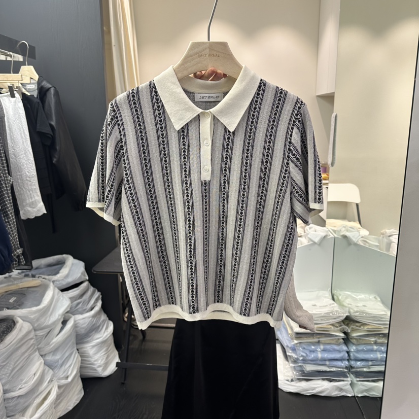 SALT BREAD韓國直郵女裝新款熱賣26春夏人氣休閑時尚針織衫SALT BREAD針織衫圖色1