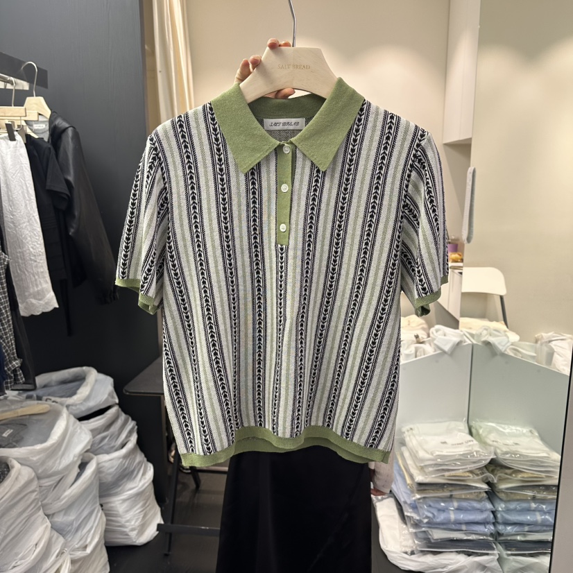 SALT BREAD韓國直郵女裝新款熱賣26春夏人氣休閑時尚針織衫SALT BREAD針織衫圖色2