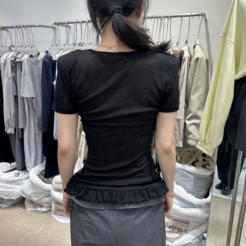 MAGNOLIA36-L韓國代購女裝新款休閑26春夏職業時尚人氣T恤MAGNOLIA36-LT恤