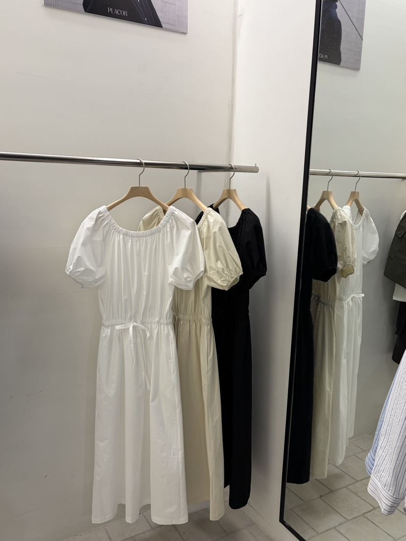 REGULARLY/PLACOR韓國直郵實拍女士新款職業人氣連衣裙褶皺REGULARLY/PLACOR連衣裙