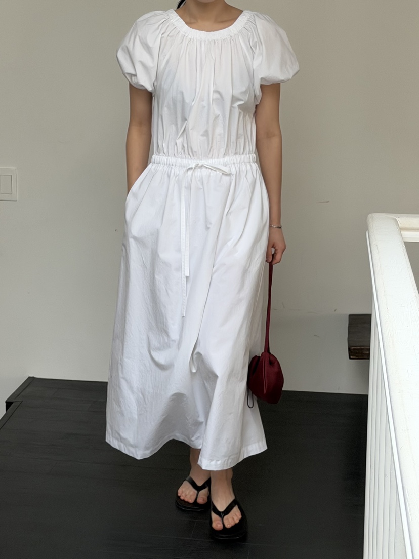 REGULARLY/PLACOR韓國直郵實拍女士新款職業人氣連衣裙褶皺REGULARLY/PLACOR連衣裙