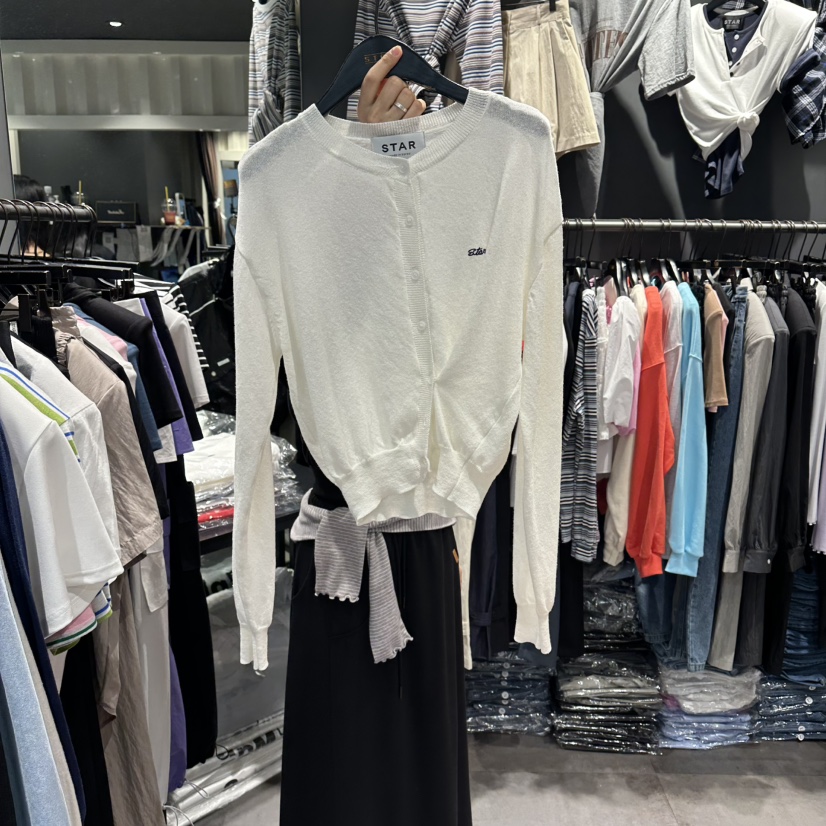 STAR-L韓國代購女士新款休閑職業人氣推薦熱賣時尚針織衫STAR-L針織衫圖色1