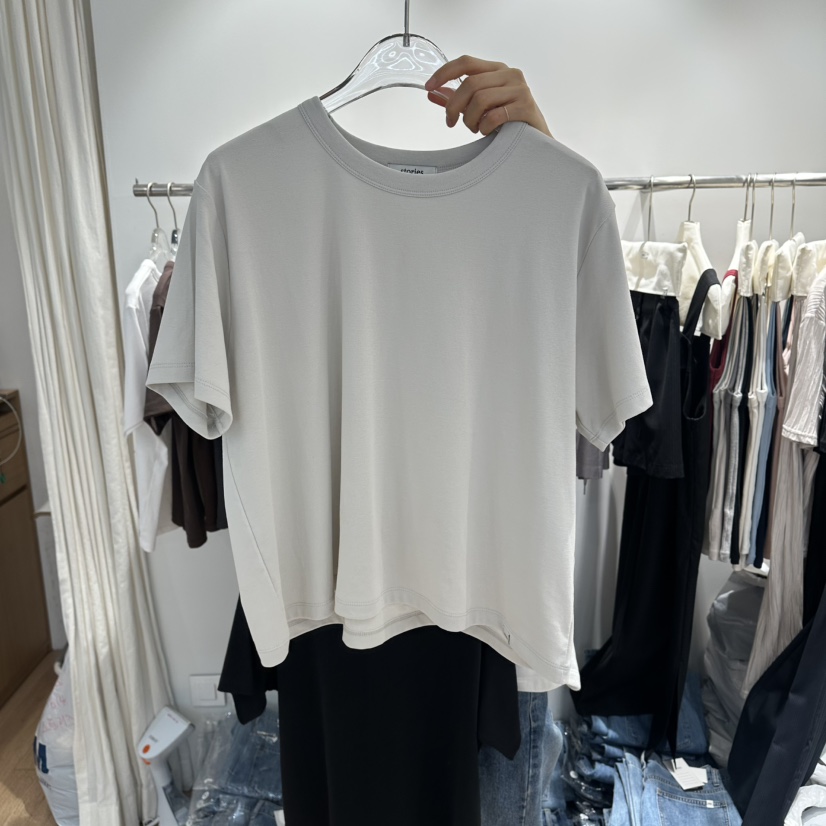 STORIES韓國東大門代購女士新品熱賣休閑26春夏推薦人氣T恤STORIEST恤圖色2