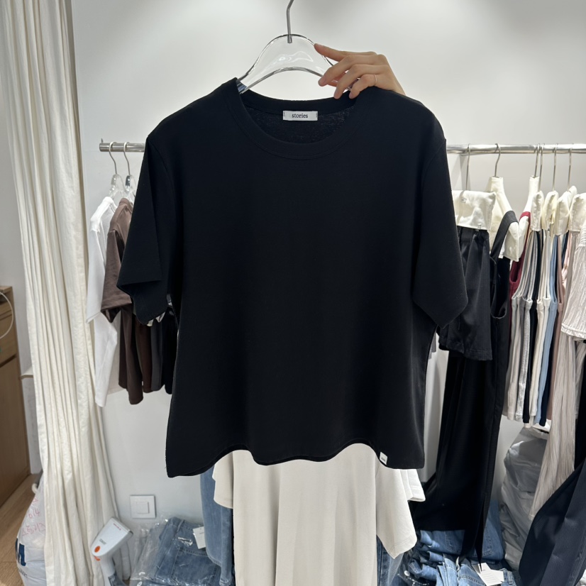 STORIES韓國東大門代購女士新品熱賣休閑26春夏推薦人氣T恤STORIEST恤圖色3