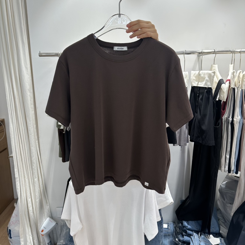 STORIES韓國東大門代購女士新品熱賣休閑26春夏推薦人氣T恤STORIEST恤圖色4